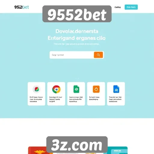 Interface e usabilidade do site 9552bet