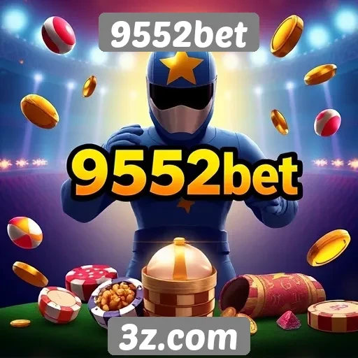 Variedade de jogos oferecidos pela 9552bet